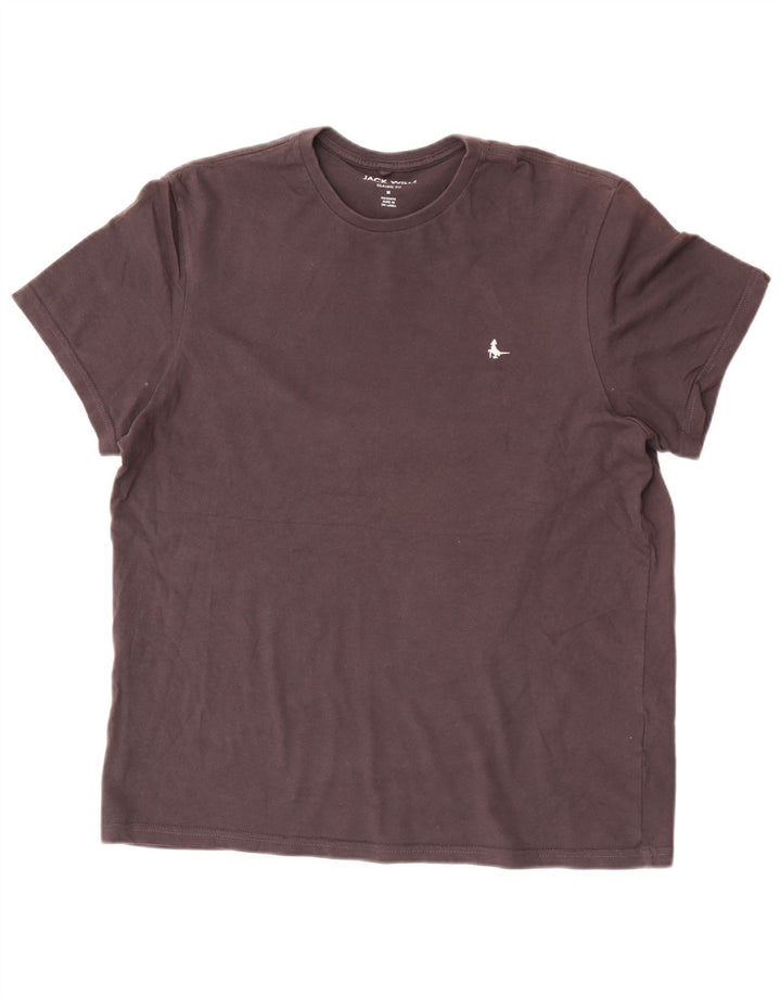 Jack Wills - Camiseta de corte clásico para hombre, talla mediana, algodón negro