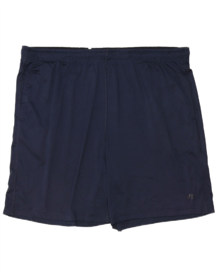 RUSSELL ATHLETIC Shorts deportivos para hombre XL Azul marino Poliéster
