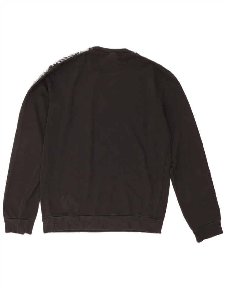 Adidas Hombre Sudadera Gráfica Jumper Medium Negro Algodón