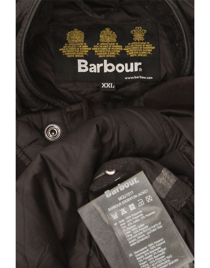Barbour Chaqueta acolchada para hombre UK 44 2XL Poliamida negra