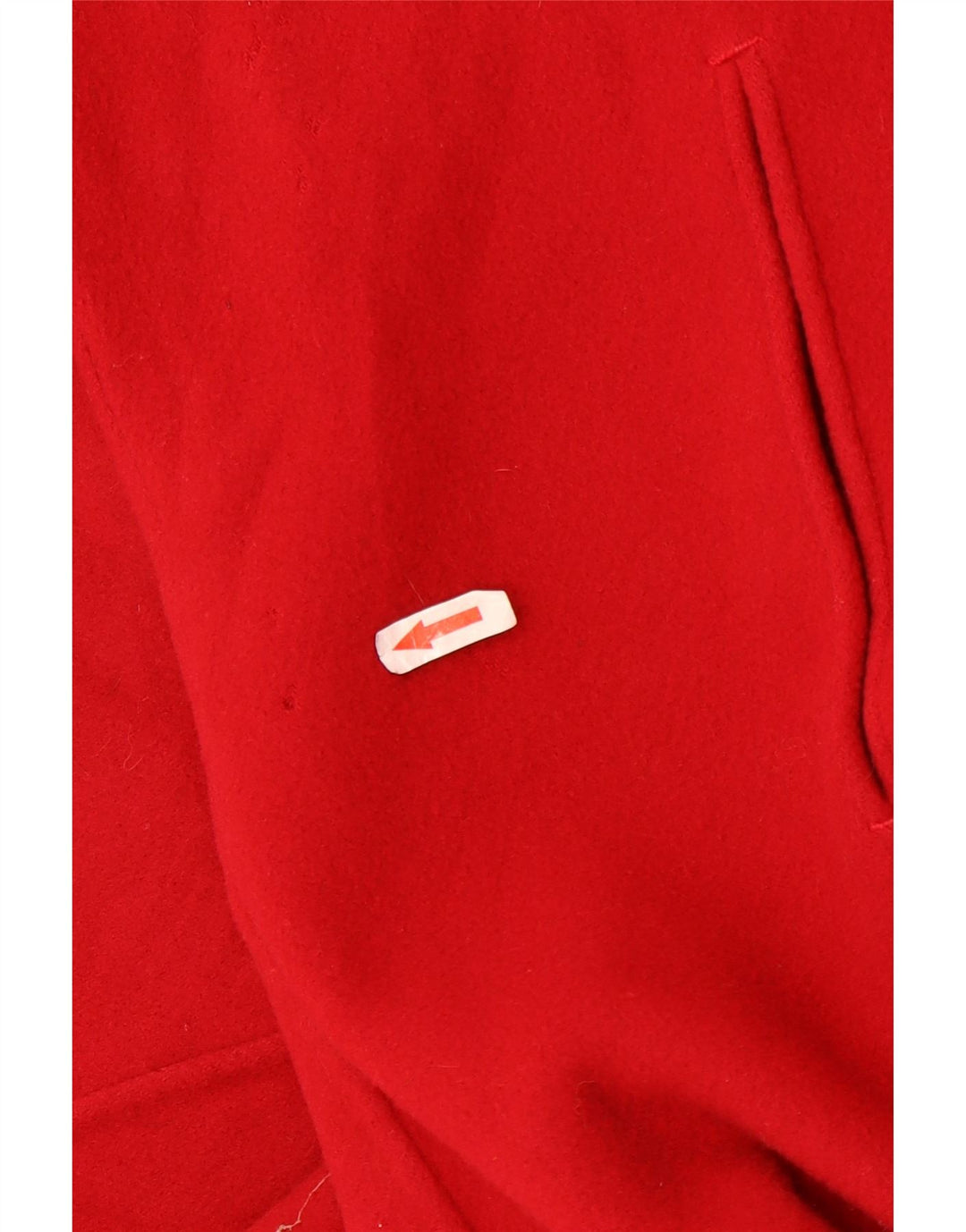 Vintage mujer abrigo Reino Unido 22 3XL rojo