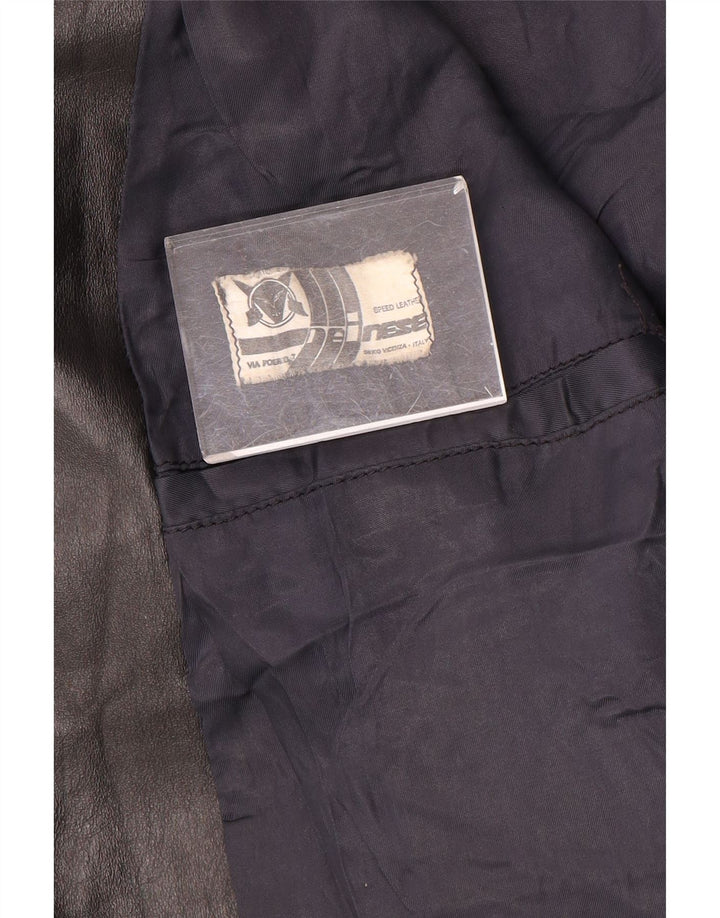 Dainese Chaqueta Biker De Cuero Para Mujer UK 44 Medium Black Leather