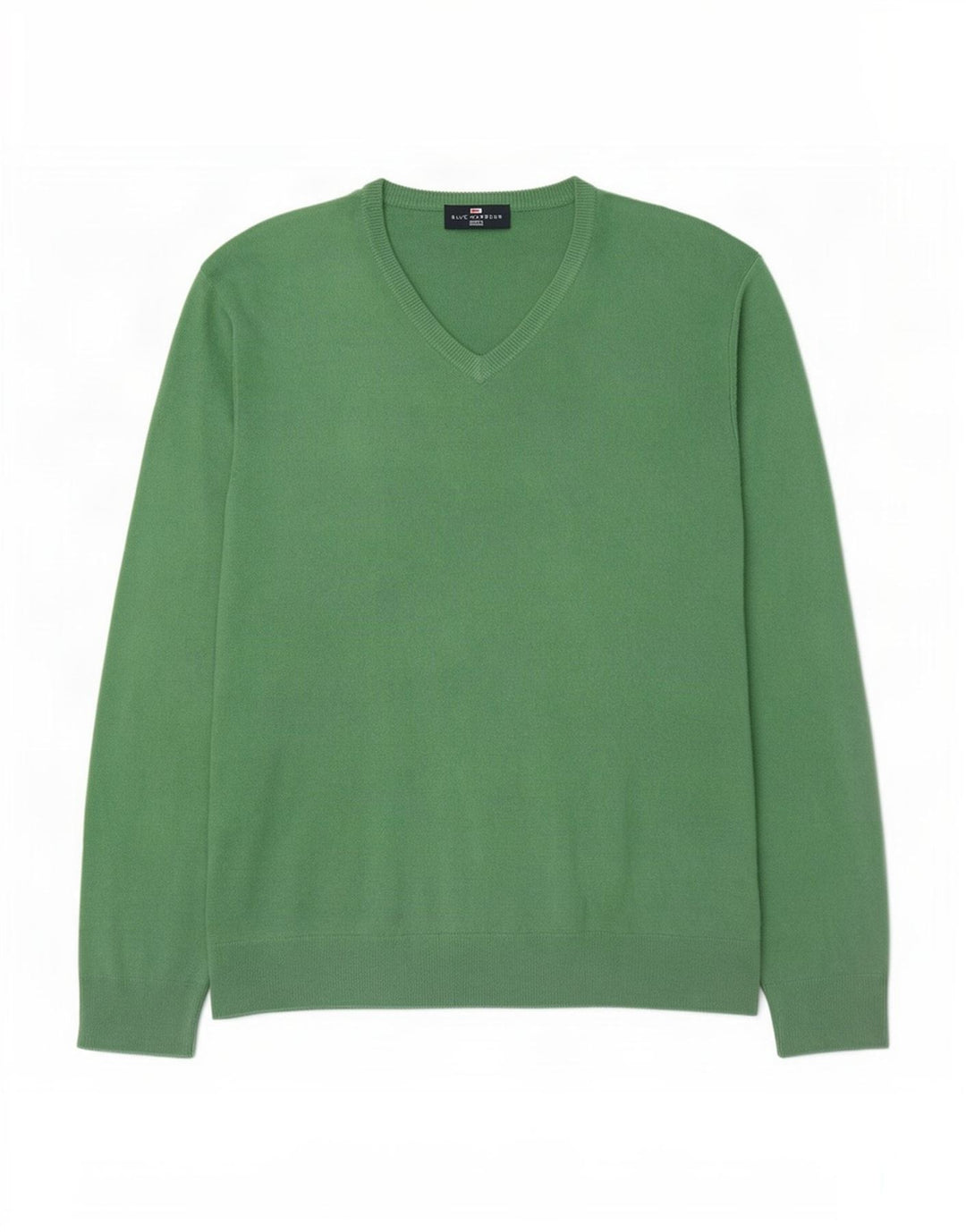 Marks & Spencer Suéter con Cuello en V para Hombre Acrílico Verde Grande