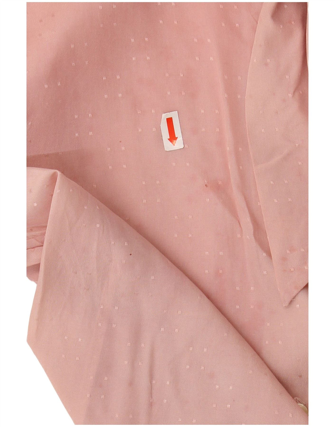 Vintage mujer frente corbata camisa blusa IT 46 grande rosa geométrico