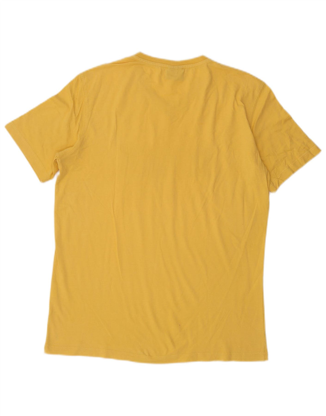 TRUSSARDI JEANS Camiseta gráfica para hombre Top de algodón amarillo medio