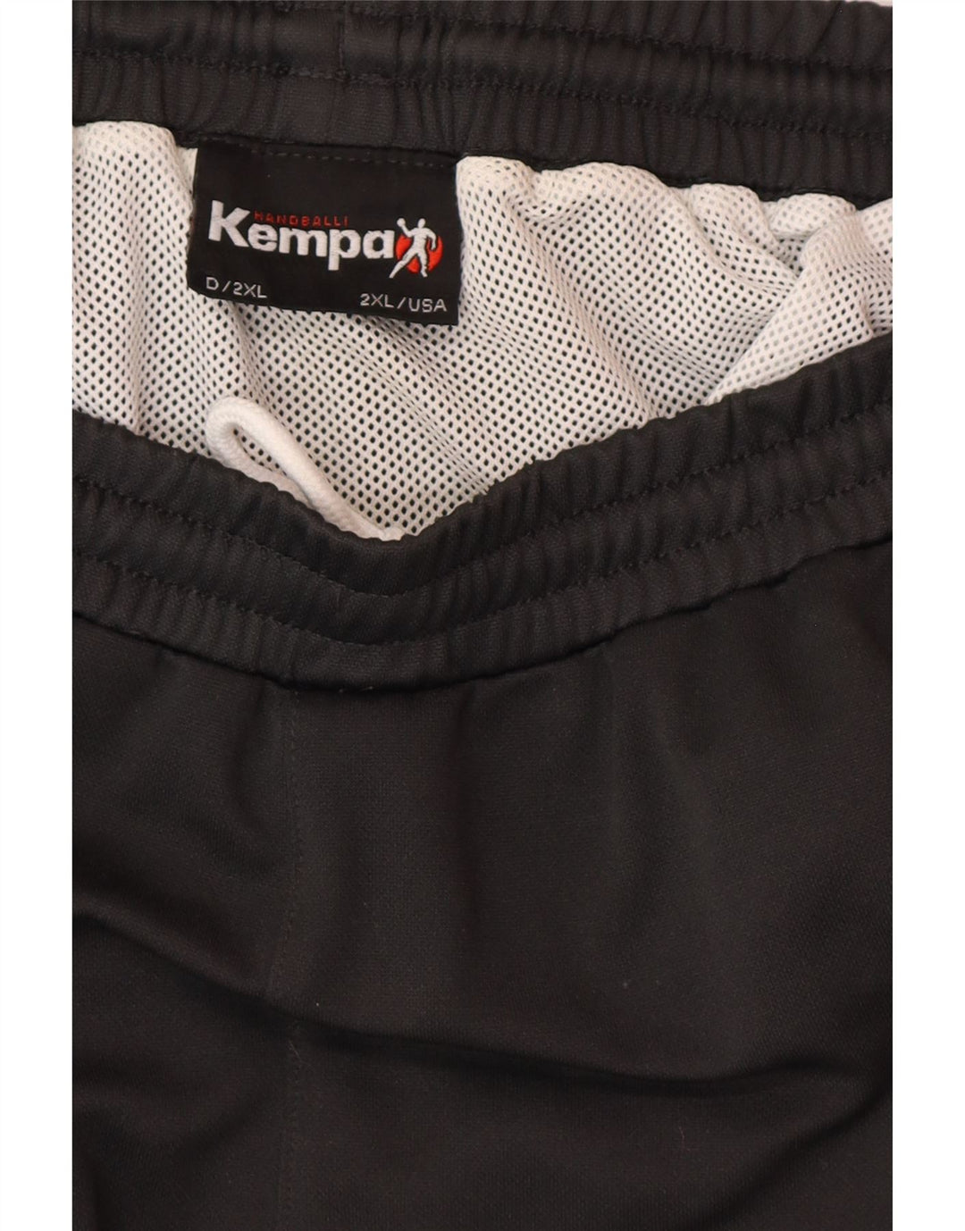 VINTAGE Pantalones cortos deportivos gráficos para hombre 2XL Bloque de color gris