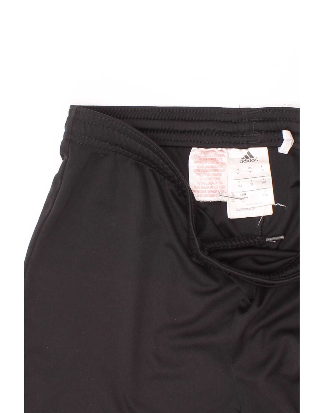 Adidas Boys Climalite Sport Shorts 11-12 años Grande Negro Poliéster