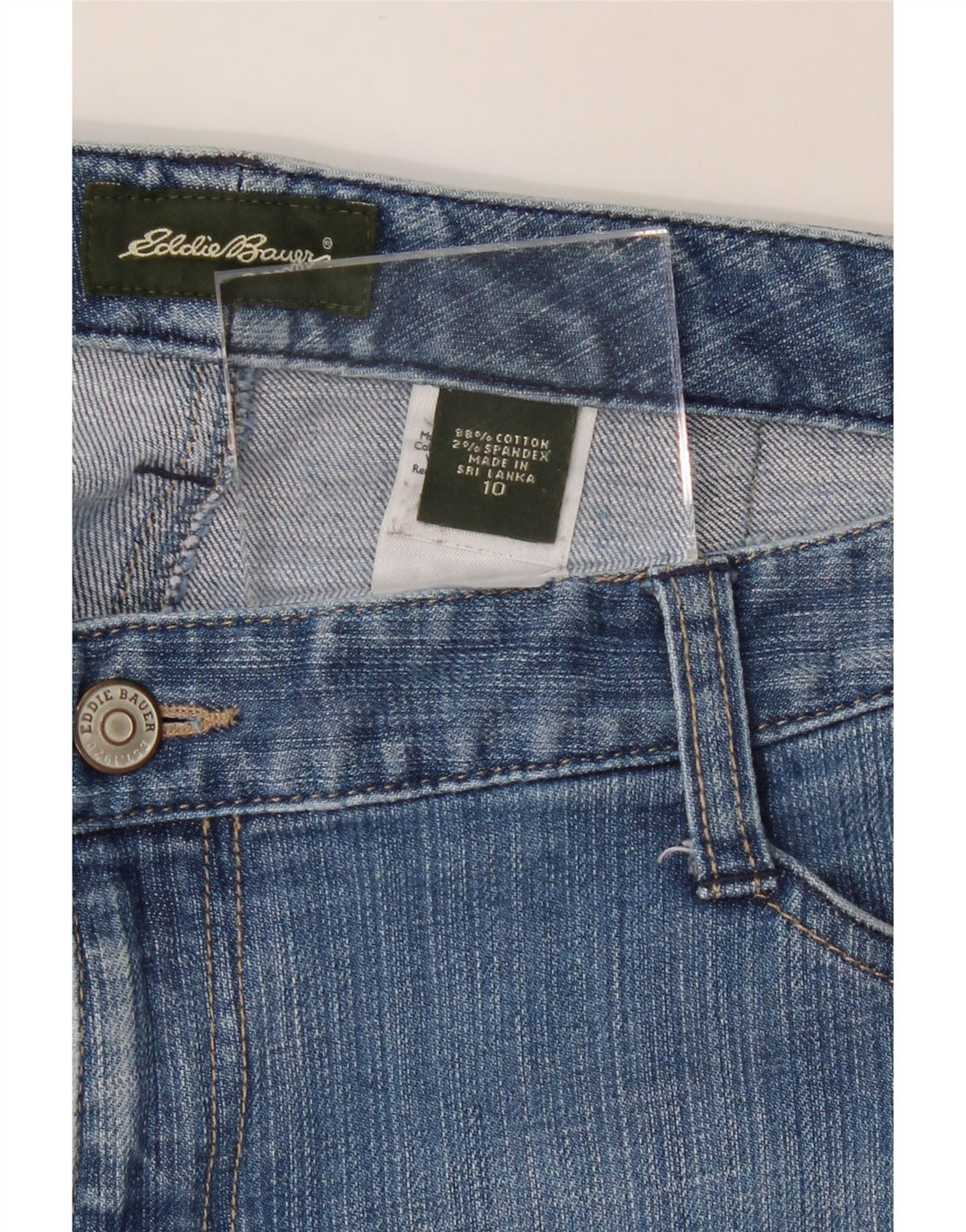 EDDIE BAUER Womens Bootcut Jeans US 10 Large W34 L31 Blue Cotton Vintage Eddie Bauer and Second-Hand Eddie Bauer from Messina Hembry 