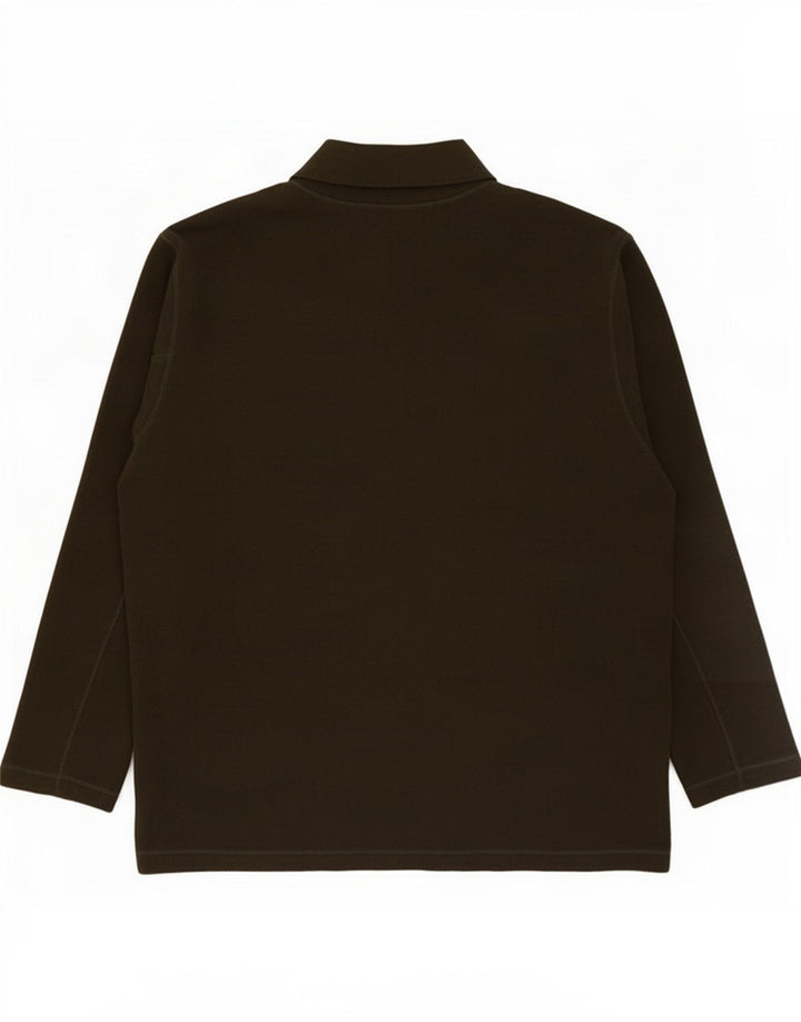 Marks & Spencer Jersey de Forro Polar St. Michael para Hombre XL Poliéster Caqui