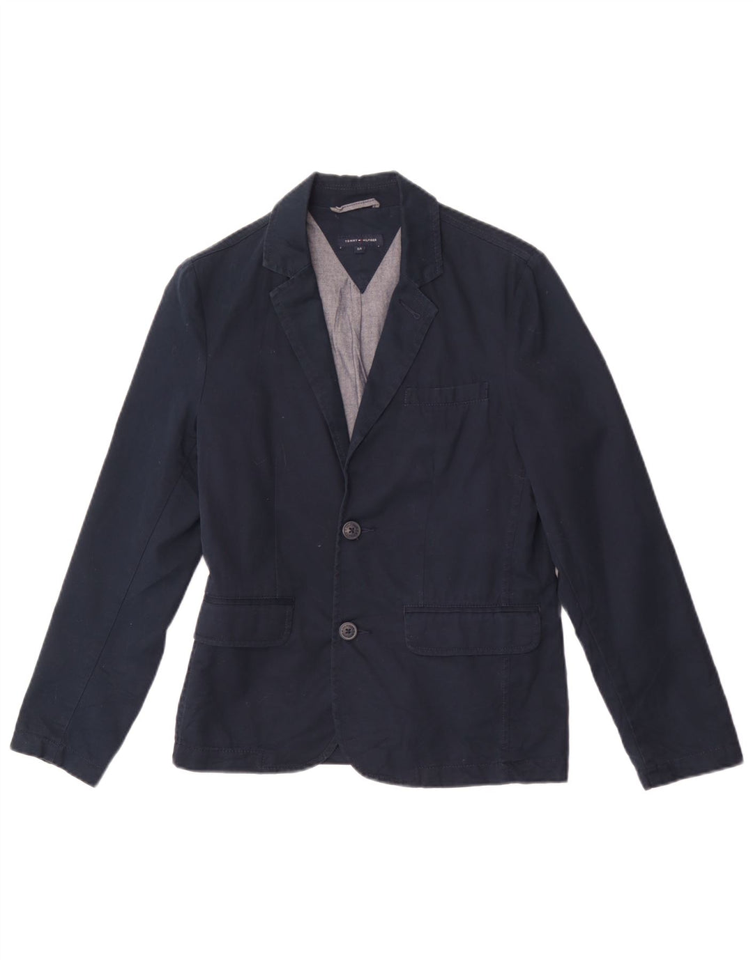 Tommy Hilfiger Chaqueta tipo blazer de 2 botones para niño 14-15 años Algodón azul marino