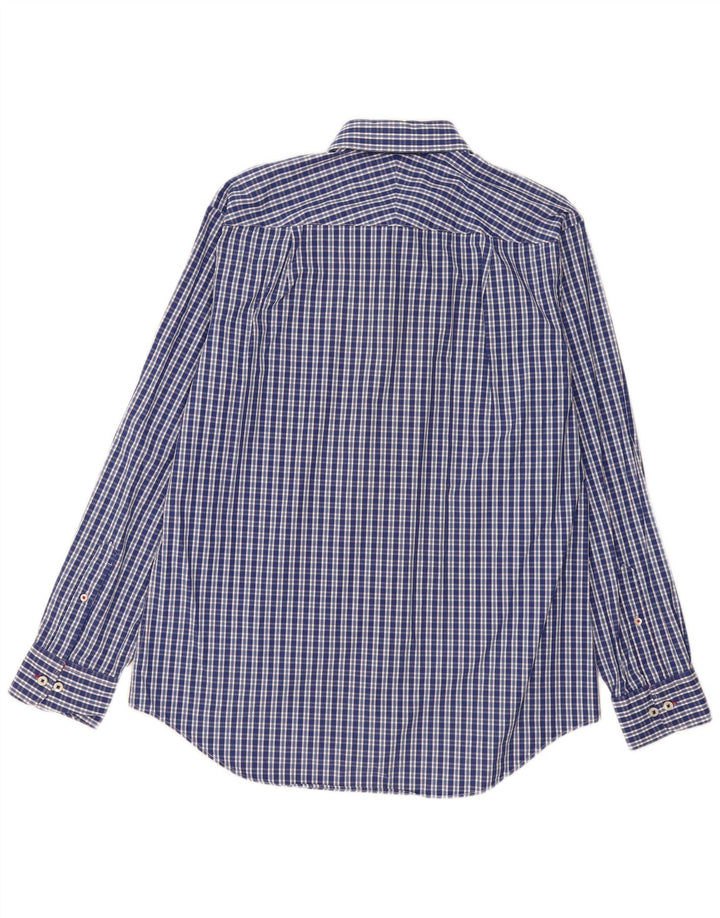Camisa Charles Tyrwhitt para hombre de algodón a cuadros azules grandes