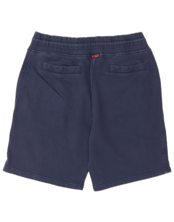Kappa Mens Graphic Sport Shorts Grande Azul Marino Algodón