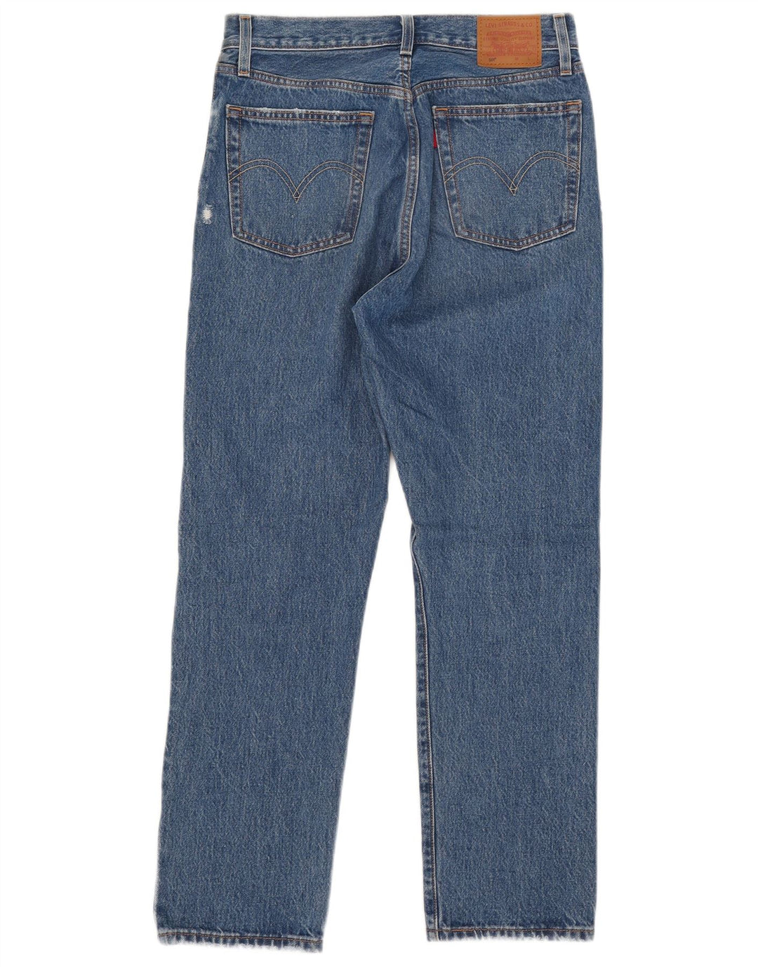 Vaqueros Levi's Mujer 501 Rectos W27 L29 Algodón Azul