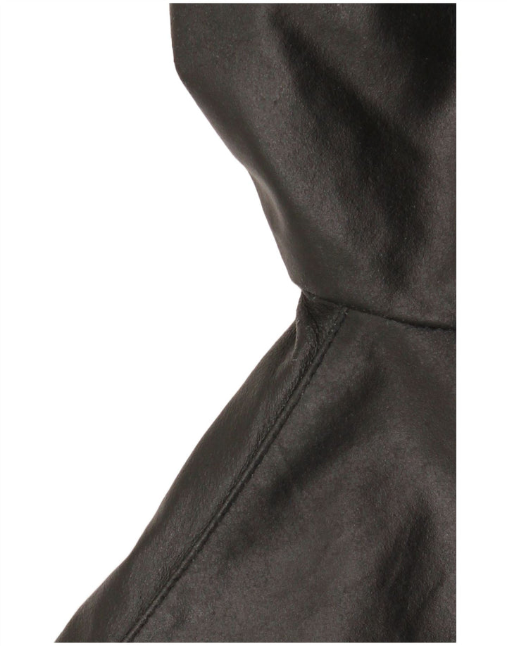 Chaqueta de cuero para mujer K'S IT 48 XL Negro