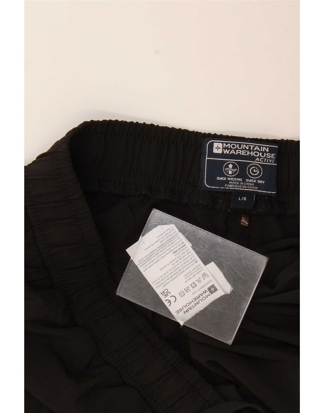 Pantalones cortos deportivos para mujer Mountain Warehouse UK 44 Grande Poliéster negro