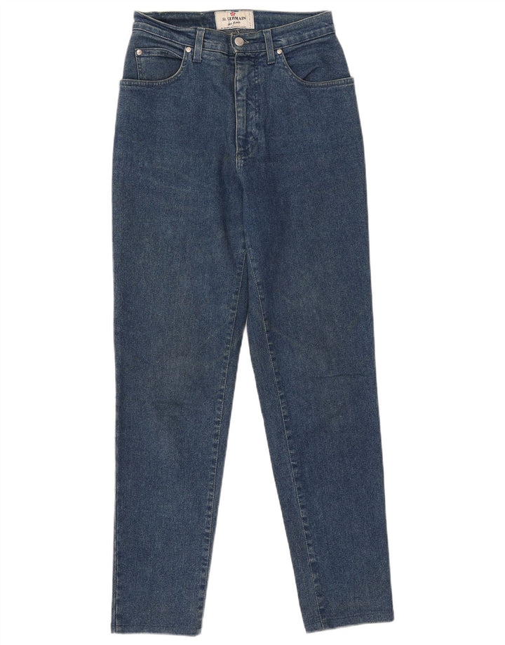 Vaqueros cónicos para mujer St. Germain IT 44 Medium W27 L29 Algodón azul