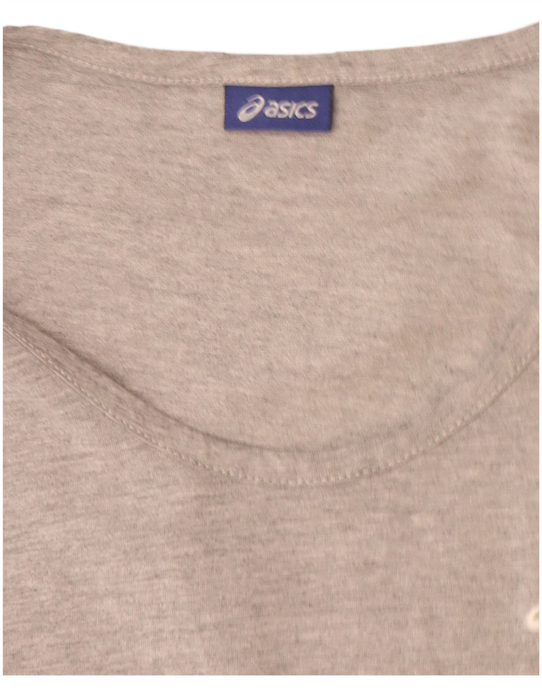 ASICS Camiseta sin mangas gráfica para niña 15-16 años XL Gris moteado