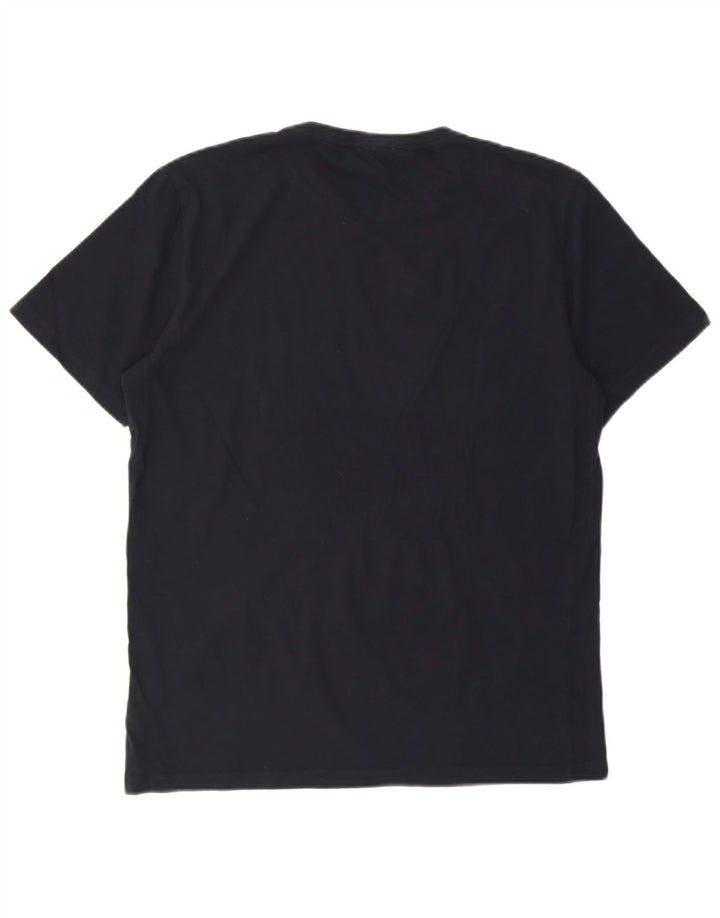 Reiss - Camiseta para hombre, talla grande, color azul marino, algodón