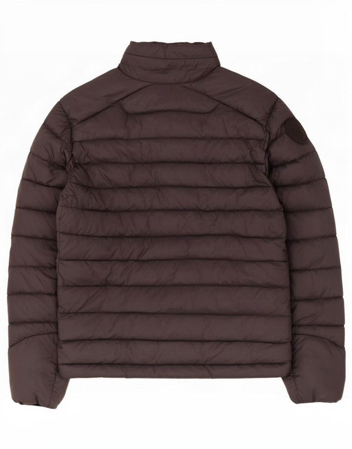 Blauer Chaqueta acolchada para hombre UK 44 2XL Poliamida negra