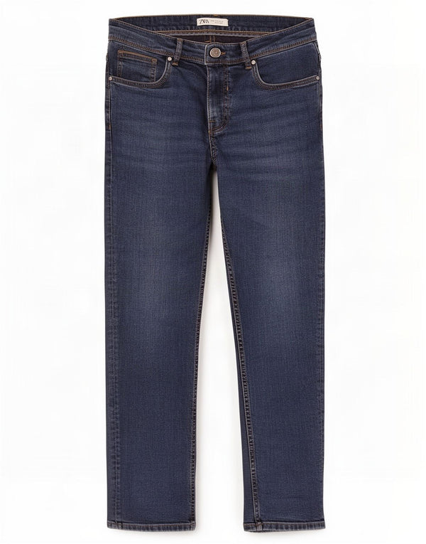 Zara Vaqueros Slim para Hombre EU 46 XL W36 L30 Azul