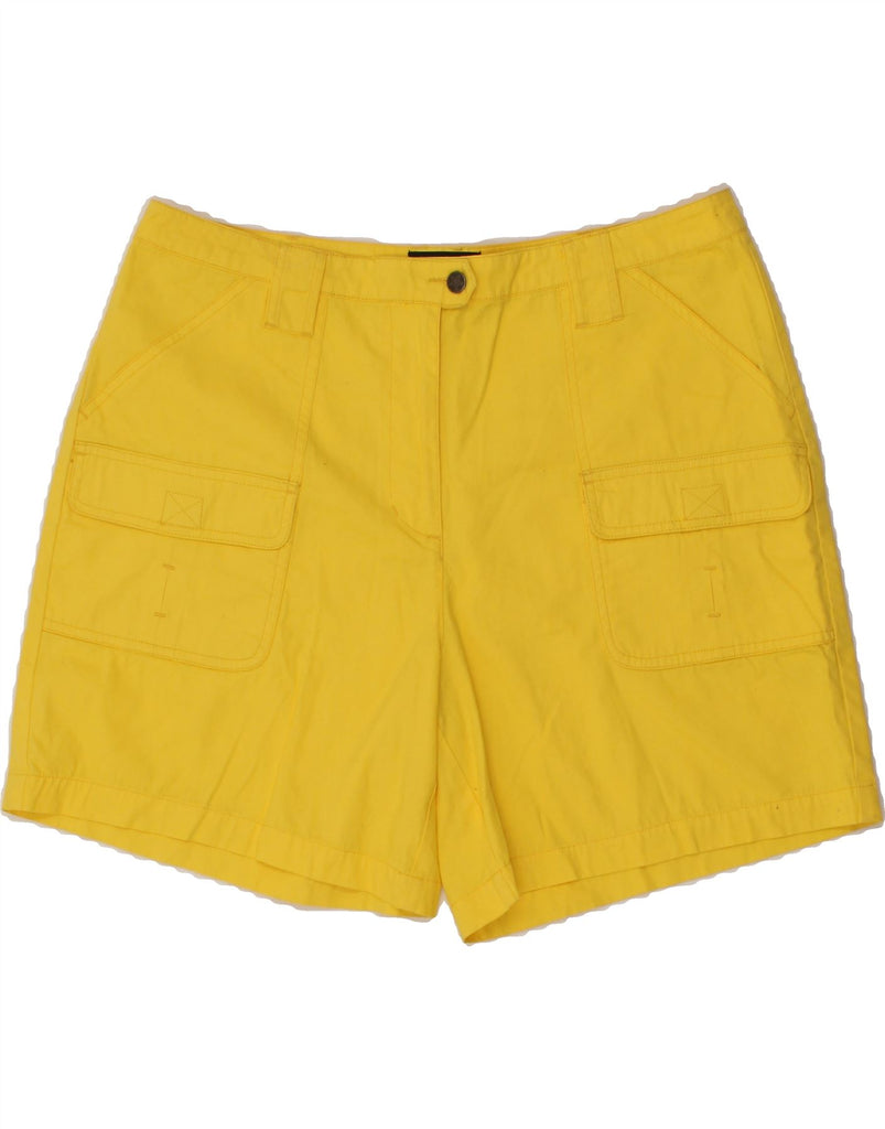 VERO MODA Womens Cargo Shorts XL W36 Yellow Cotton Vintage Vero Moda and Second-Hand Vero Moda from Messina Hembry 