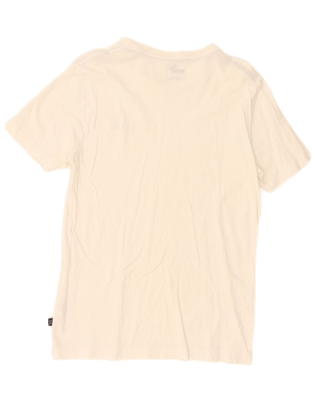 Puma - Camiseta para hombre, talla pequeña, algodón blanco