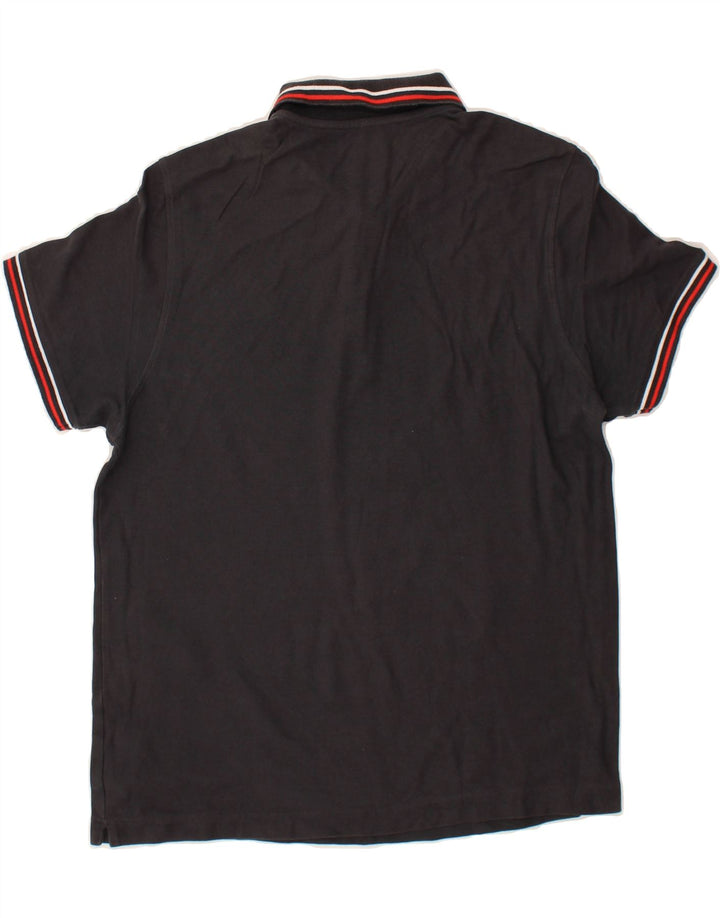 LOTTO Mens Polo Shirt Medium Grey Cotton Vintage Lotto and Second-Hand Lotto from Messina Hembry 