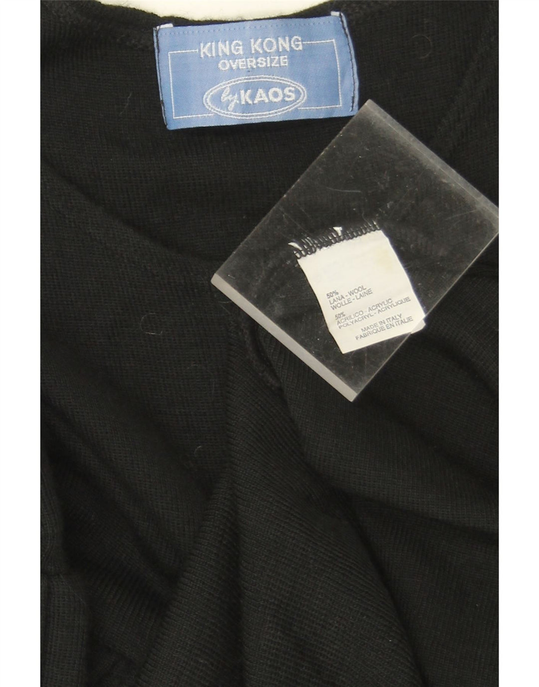Vestido Kaos Mujer Sin Mangas Básico Talla Única Lana Negro