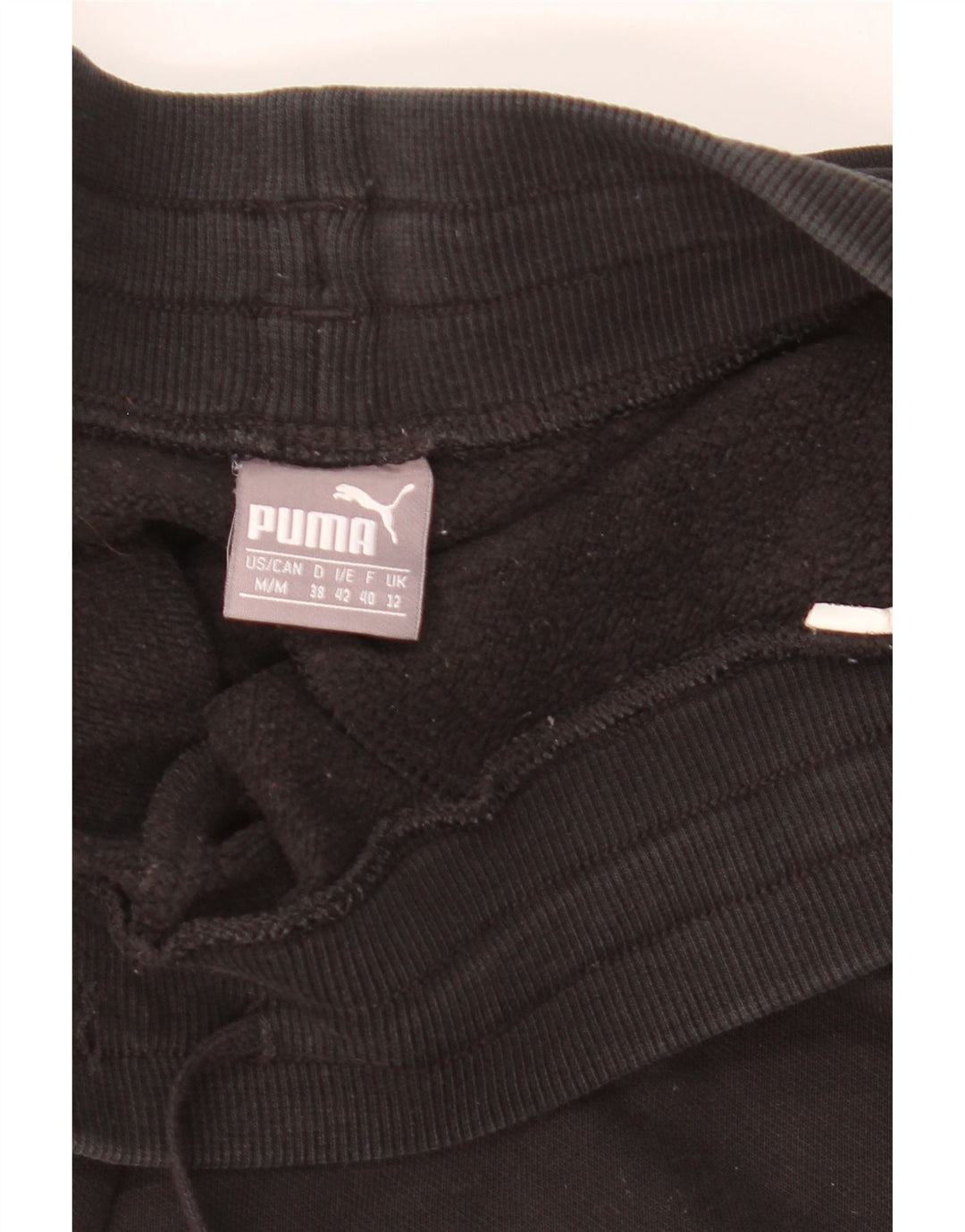 Puma Mujer Chándal Pantalones Joggers UK 12 Medium Negro
