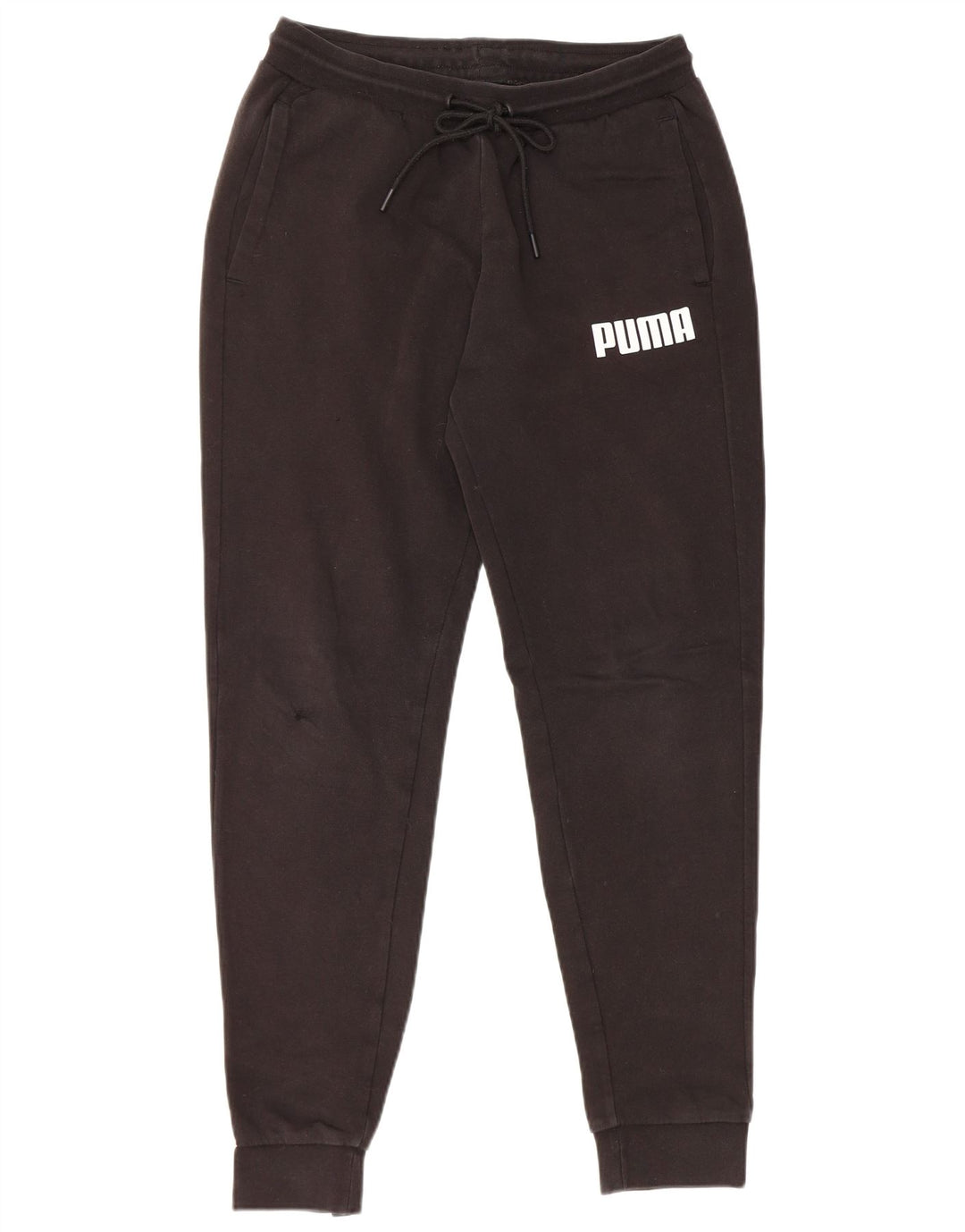 PUMA Pantalones de chándal para hombre Joggers Small Black Cotton