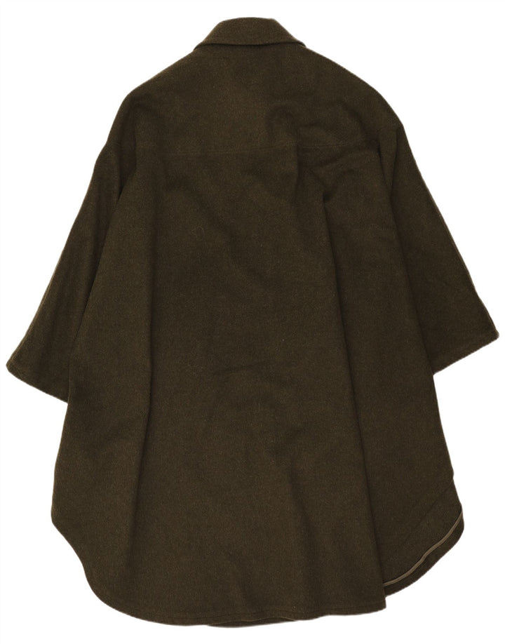 Weyrer Capa para hombre de lana caqui talla única