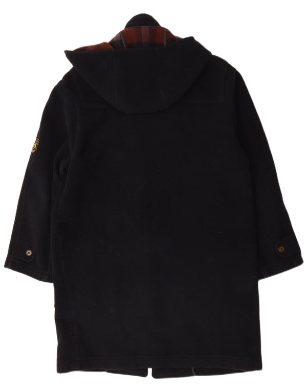 Navigare Trenca con capucha para hombre UK 40 Large Lana azul marino