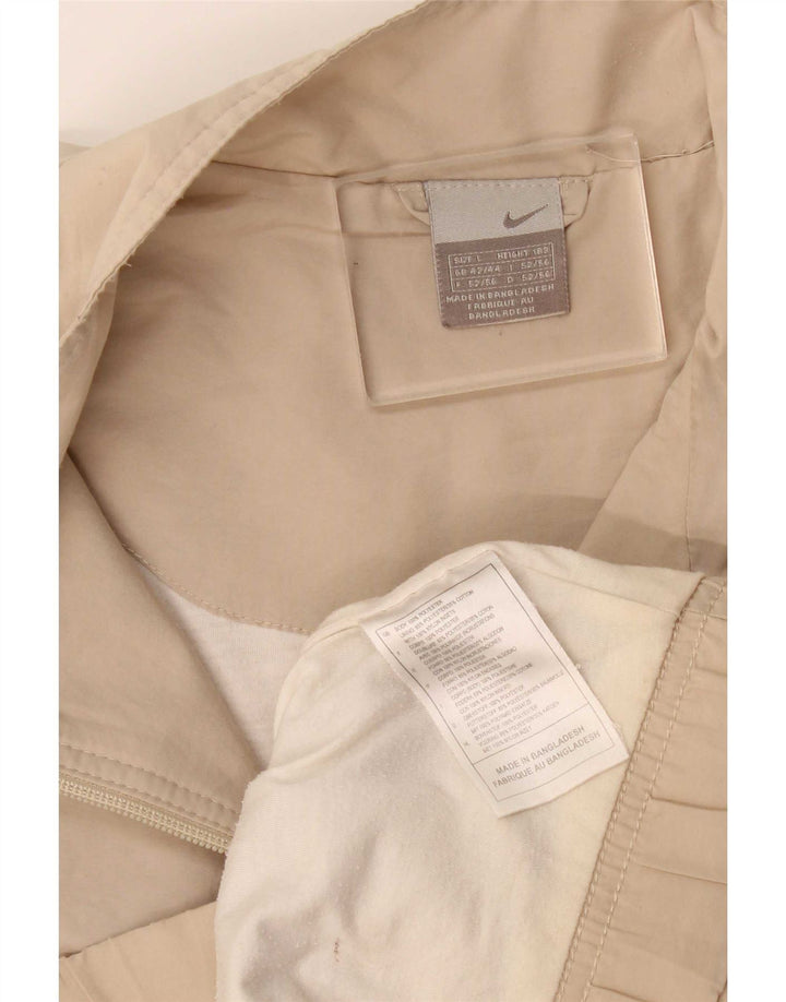 Nike - Chaqueta de chándal para hombre, talla 42/44, poliéster beige grande