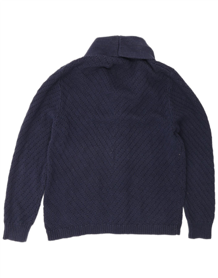 J. Crew Suéter tipo cárdigan para hombre Grande Azul marino Algodón