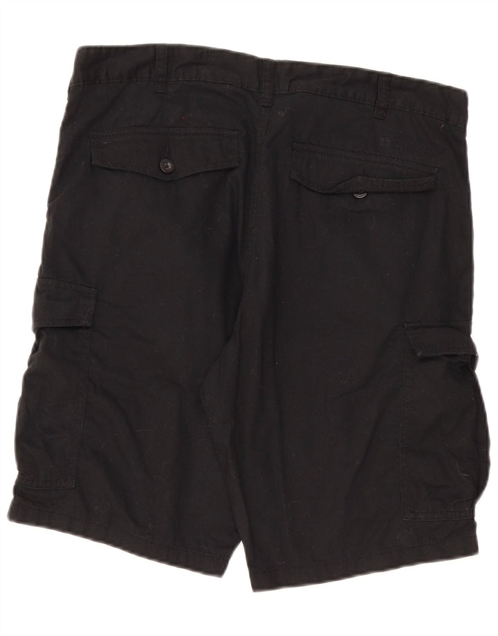 Pantalones cortos tipo cargo para hombre Mountain Warehouse W34 Algodón negro grande