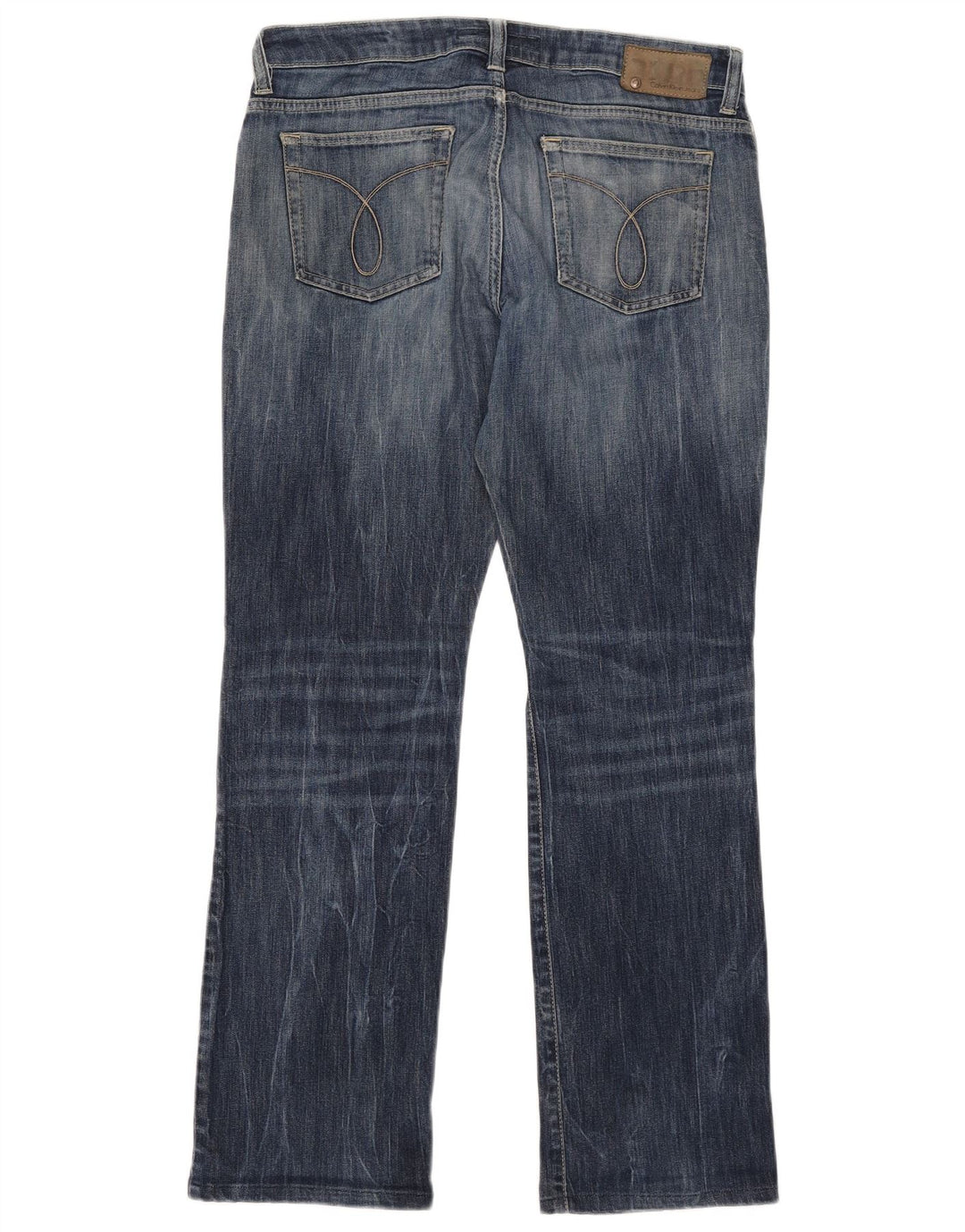 Vaqueros rectos Calvin Klein para hombre W34 L31 azul marino