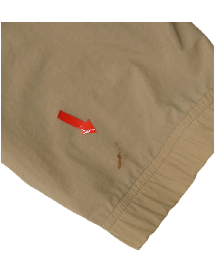 Asics Hombre Chándal Top Chaqueta Grande Beige Colorblock Poliéster