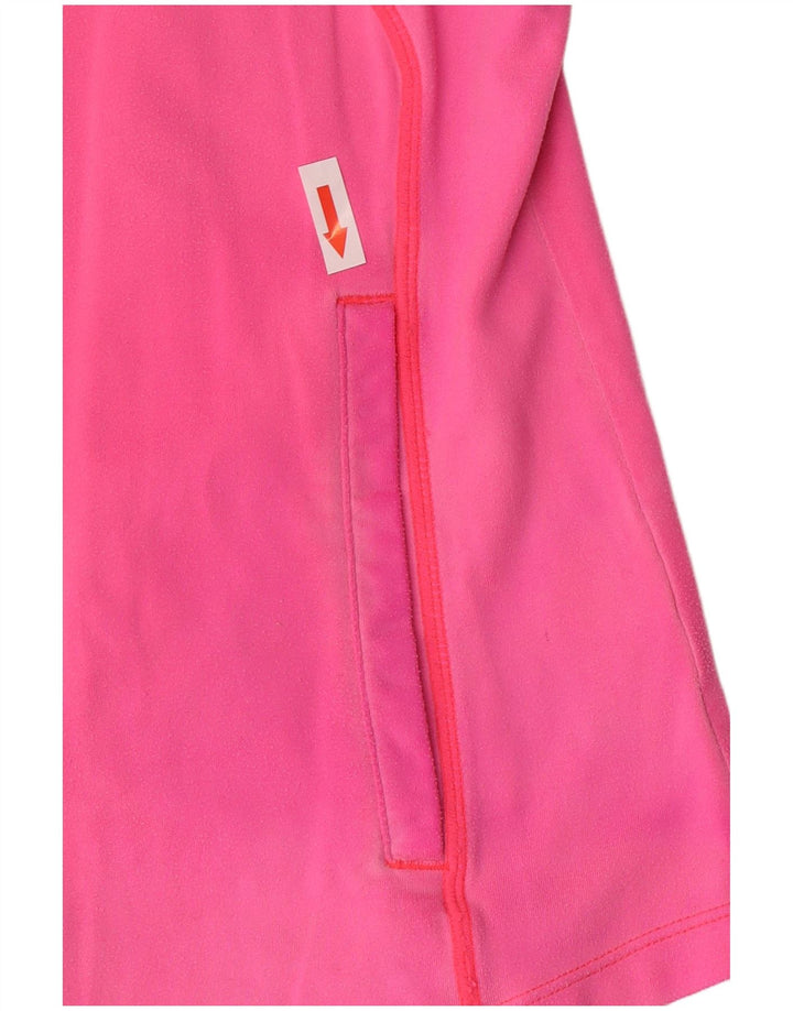 Chaqueta superior de chándal para mujer Ellesse UK 12 Medium Pink Nylon