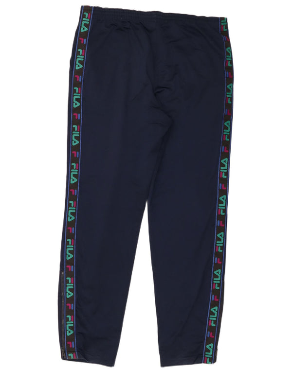 Fila Pantalones De Chándal Gráficos Para Hombre IT 48 Medium Azul Marino