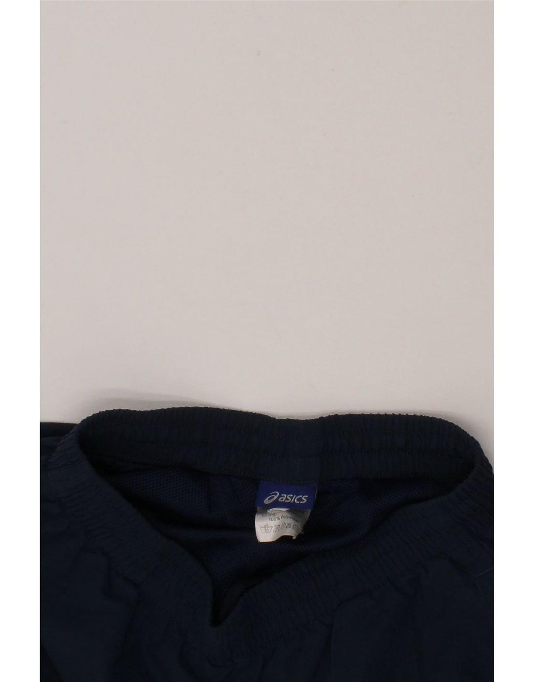 ASICS Boys Sport Shorts 9-10 Years Navy Blue Polyester Vintage Asics and Second-Hand Asics from Messina Hembry 