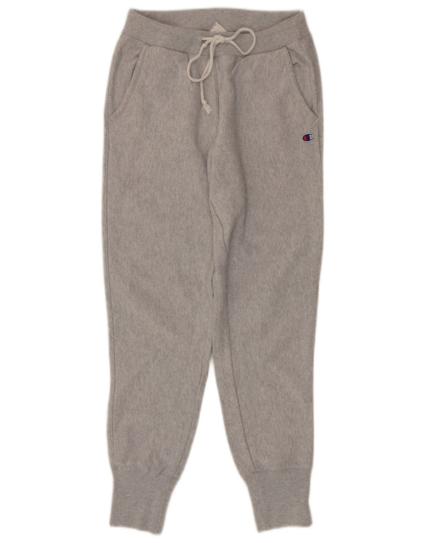 Champion Pantalones de Chándal para Mujer Joggers UK 8 Small Gris Algodón