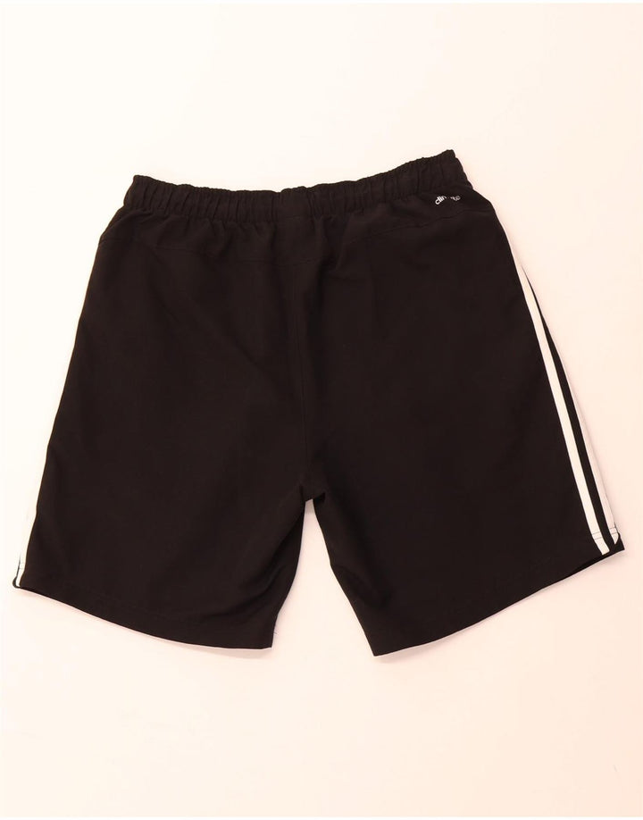 ADIDAS Pantalones cortos deportivos Climalite para hombre Poliéster negro grande