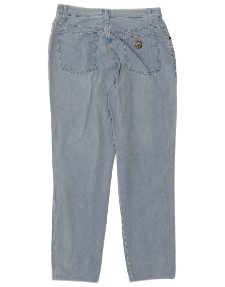 MOSCHINO Vaqueros Cónicos De Talle Alto W33 L27 Algodón Azul |