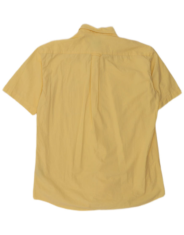 GANT Camisa Regular Fit De Manga Corta Para Hombre XL Algodón Amarillo