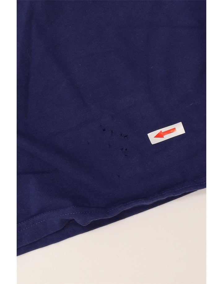 Genuine Merchandise Top sin mangas gráfico para hombre Azul marino mediano