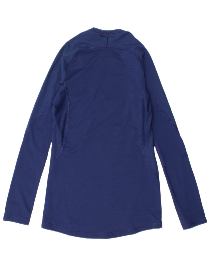 ADIDAS Mens Aeroready Top Long Sleeve XS Navy Blue Polyester