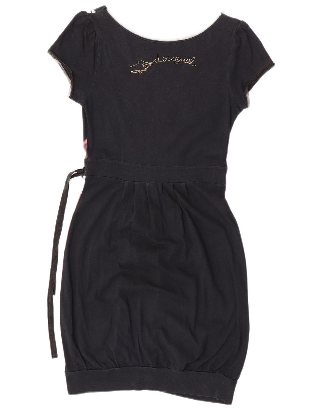 Desigual Vestido tubo gráfico para mujer UK 10 Small Black