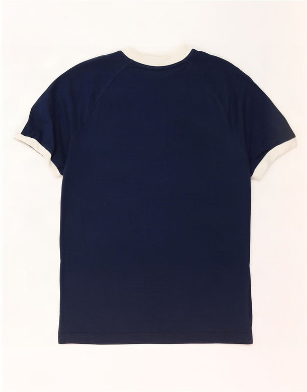 Adidas Hombre Camiseta Top Small Azul Marino Algodón