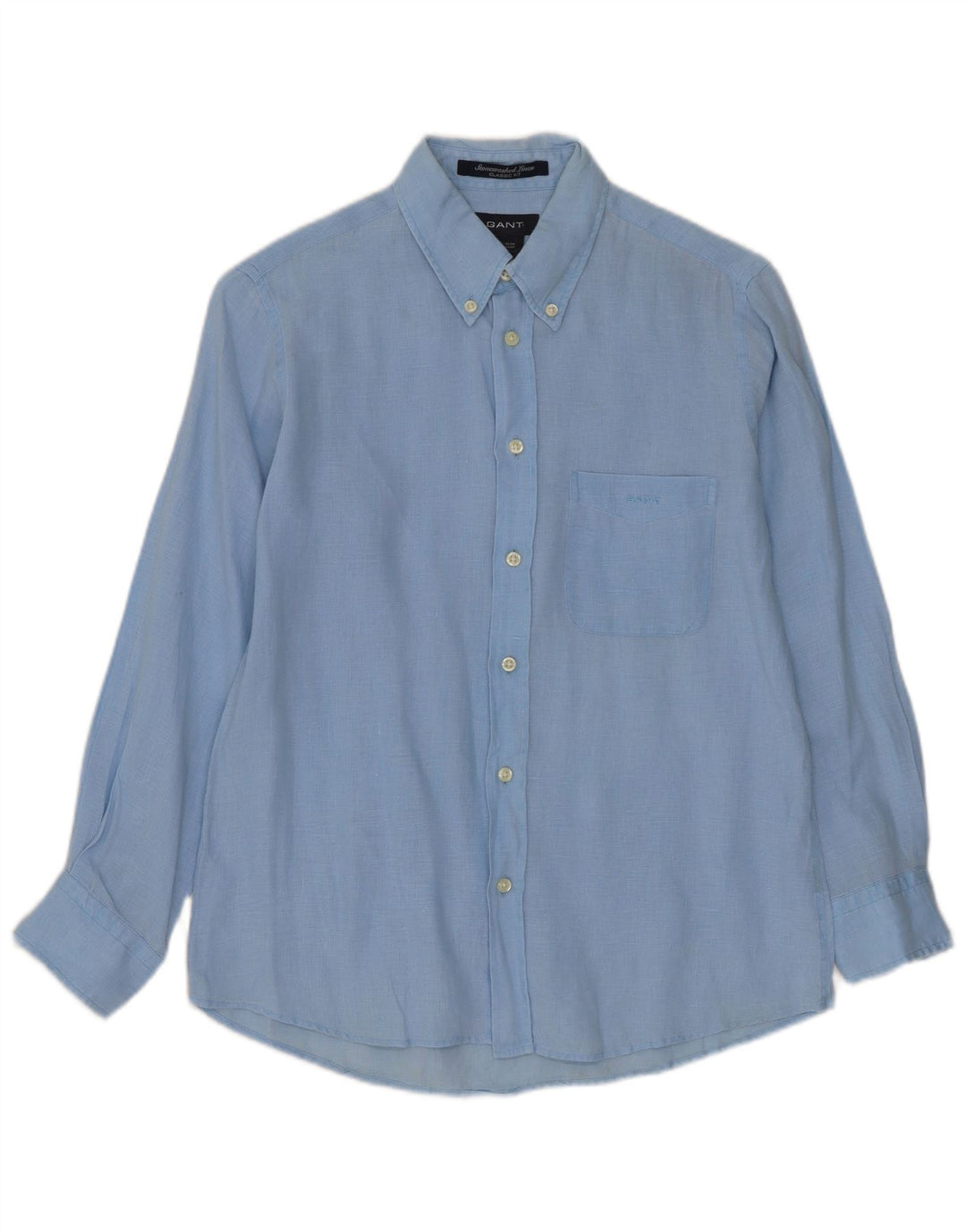 GANT Camisa Classic Fit para niño 11-12 años XL Azul