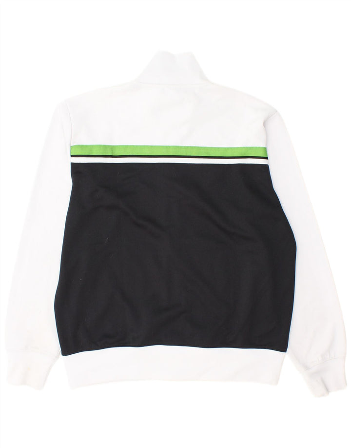Asics Hombre Chándal Top Jacket XL Negro Colorblock Poliéster